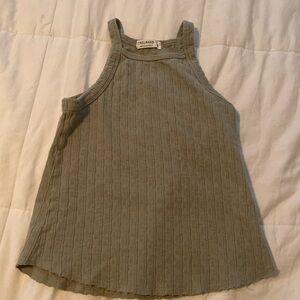 LA RELAXED Sage Halter Tank